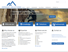 Tablet Screenshot of improofsolutions.com